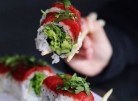 sushi with ocean hugger foods