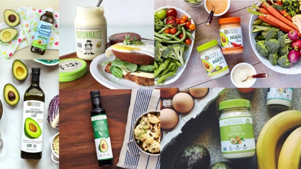 Avocado oil and mayo products on the US market