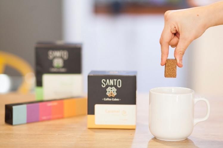 Santo Coffee cubes will be available for sale on Kickstarter starting Oct. 16, 2018. 