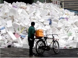 Bloomberg said styrofoam was 'impossible to recycle'