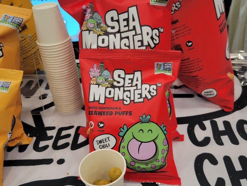 Sea Monsters invade Expo West, Sprouts with seaweed, sorghum puffs