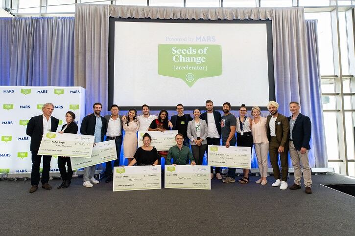 Mars’ accelerator’s first cohort focuses on plant-based products & easy-meal solutions