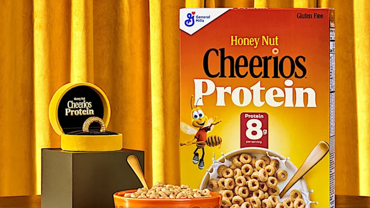 In fiscal ‘27, General Mills will extend high-protein options to its Honey Nut Cheerios brand.