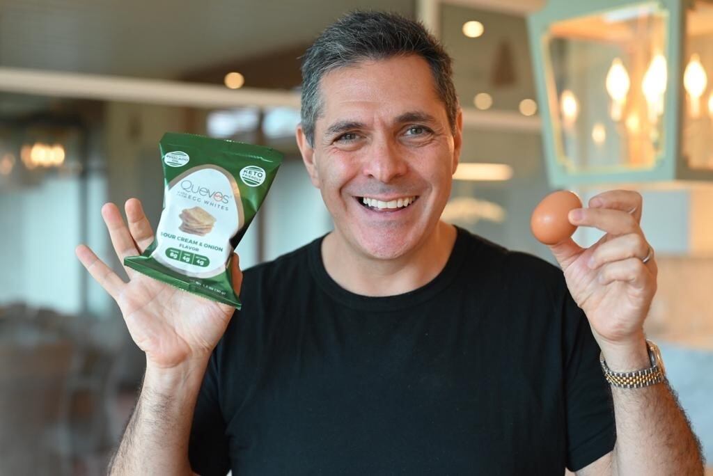 Quevos egg white chips attracts Shark Tank investment from KIND Snacks founder