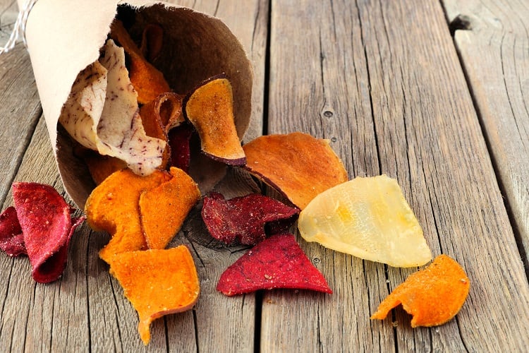 Do vegetable crisps deserve their health halo?