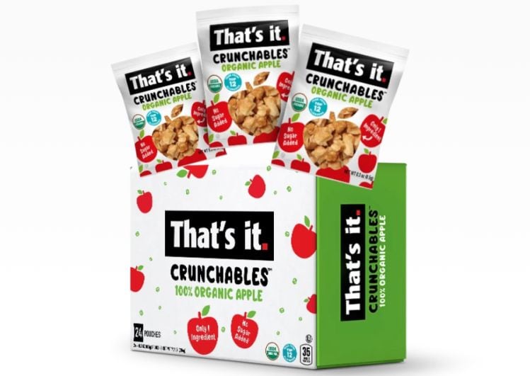 Crunchables from That's It... organic apple, and nothing else