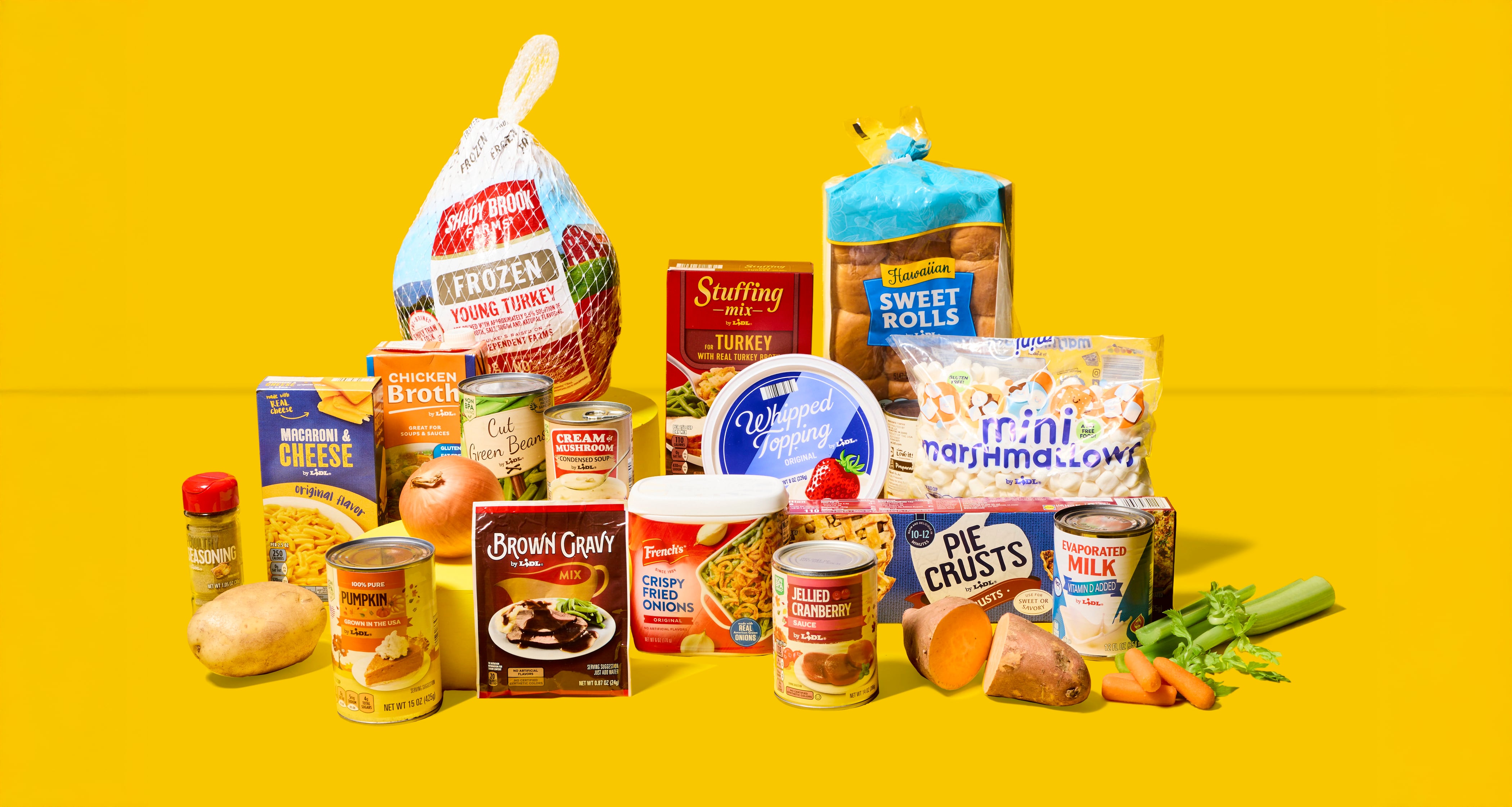 Lidl announced earlier this month that its Thanksgiving offerings can feed 10 people for less than $36, which they claim is “nearly $10 cheaper than last year’s feast.”