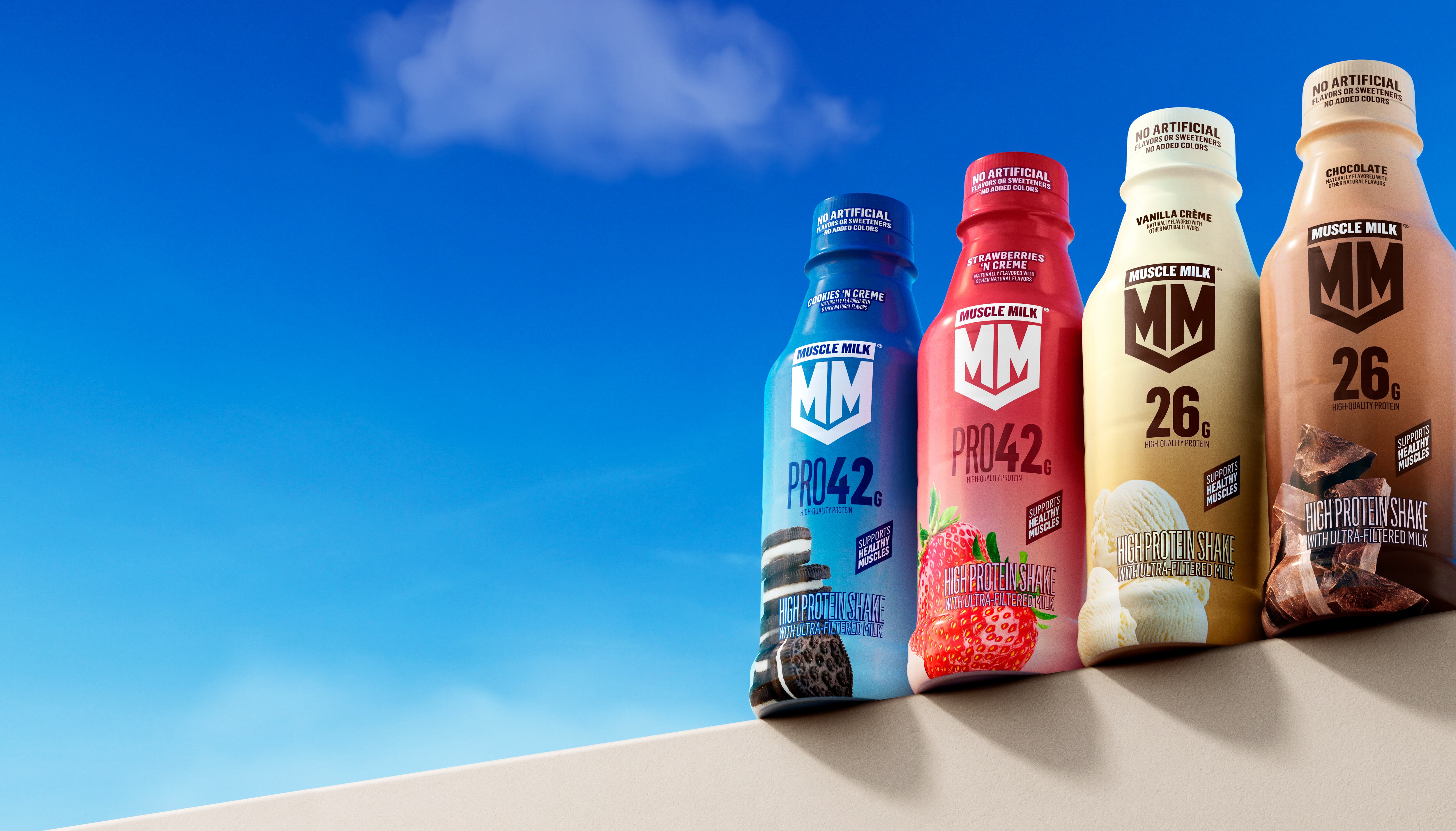 The new RTD shakes contain ultra-filtered milk which simultaneously boosts protein levels, reduces lactose and simplifies the label