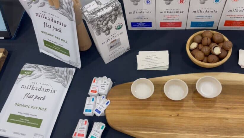 milkadamia shrinks packaging for its oat milk using 2-D printing technology