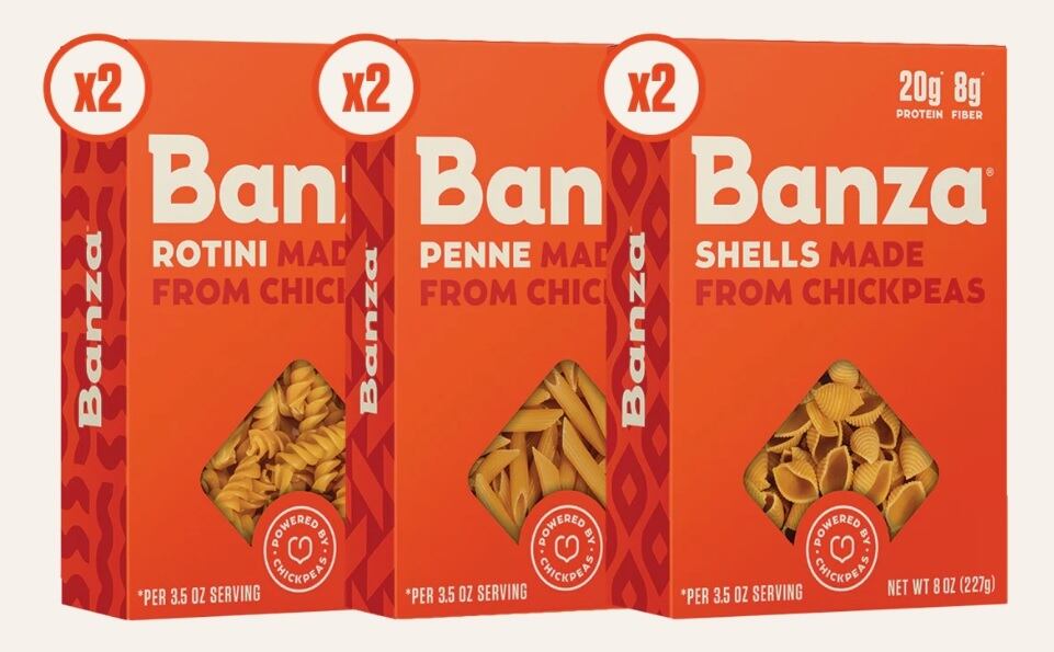 Banza aims to capture 10% of refined grain categories with legume-based alternatives