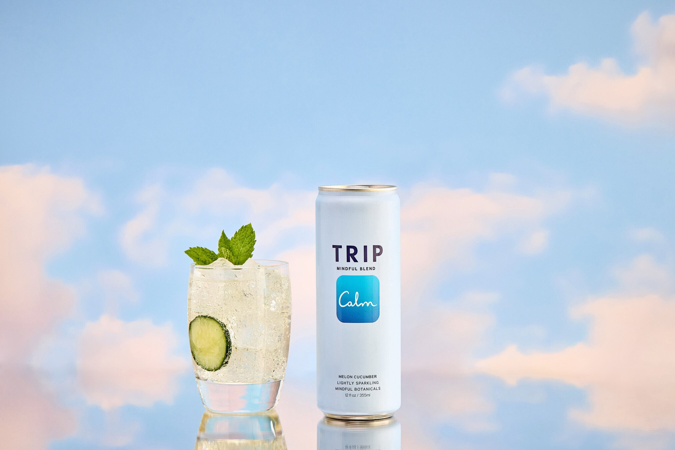 Trip drinks offer a mix of magnesium, lion’s mane, ashwagandha and L-theanine.