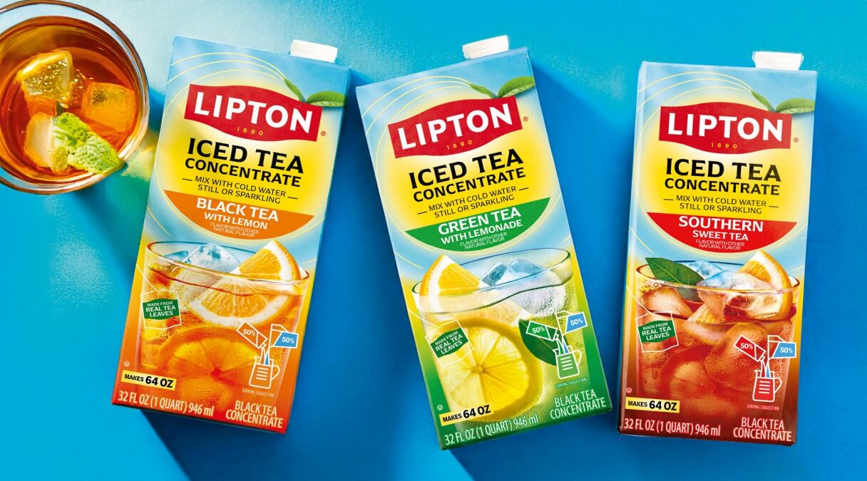 Lipton leans into function and flavor with new herbal teas and concentrates