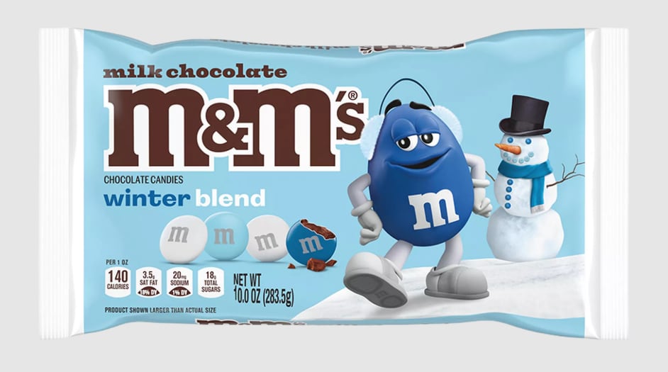 Mars released its line of holiday treats in November, including Twix Snowmen, Life Savers Gummies, Skittles Original Candy Holiday Cane, Snickers Trees and M&M’s Winter Blend.