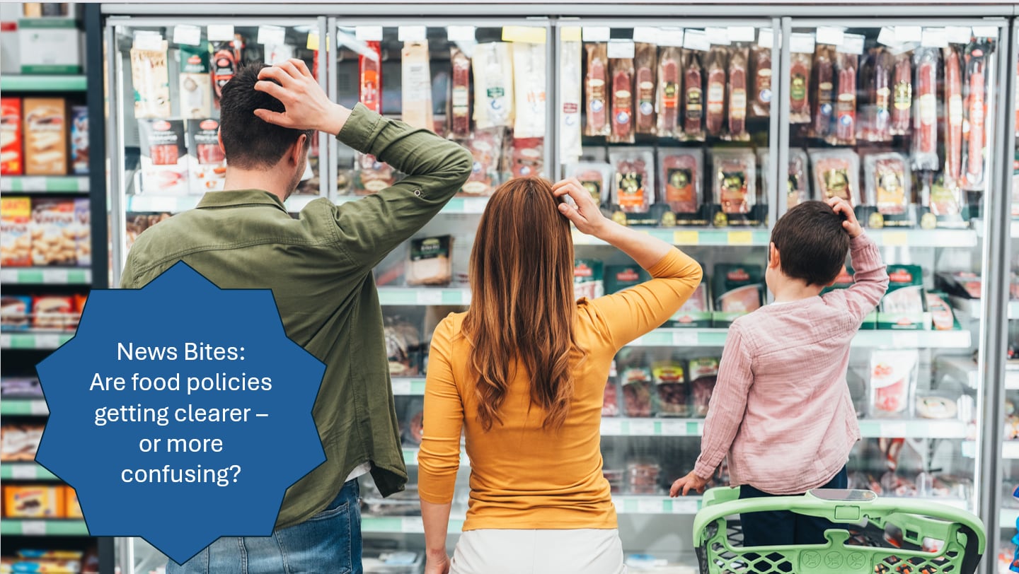 A roundup of the month’s top stories on FDA “healthy” definitions, state food‑safety laws on additives, and the evolving 2025–2030 Dietary Guidelines impacting consumers and brands