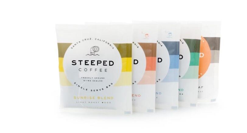 Startup Steeped takes offers a single-brew coffee option with a third of the packaging of pods
