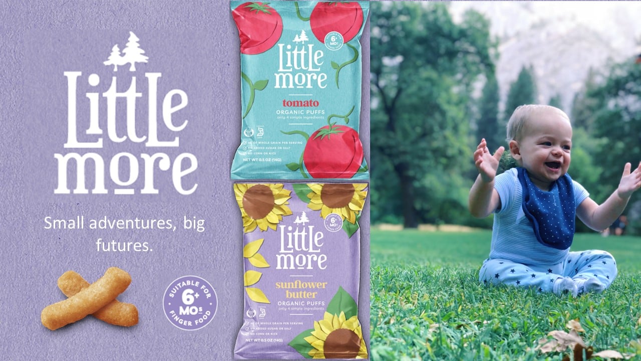Littlemore Organics: Whole grain sorghum puffs