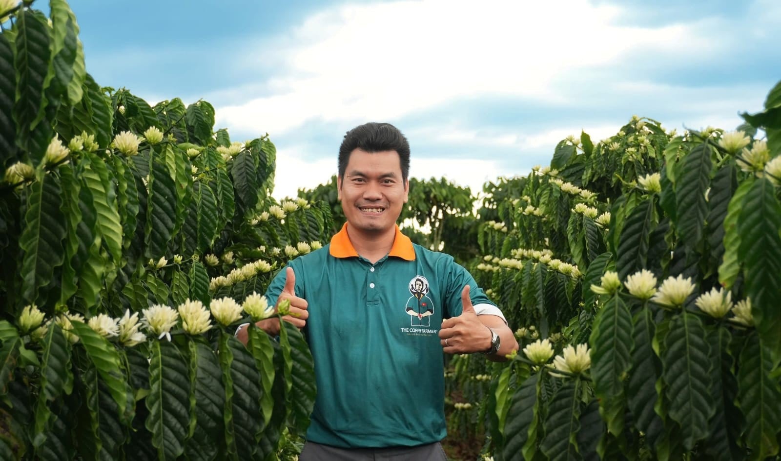 Vietnamese coffee farmer, Kaldi Tai is the founder of The Coffee Farmer Project