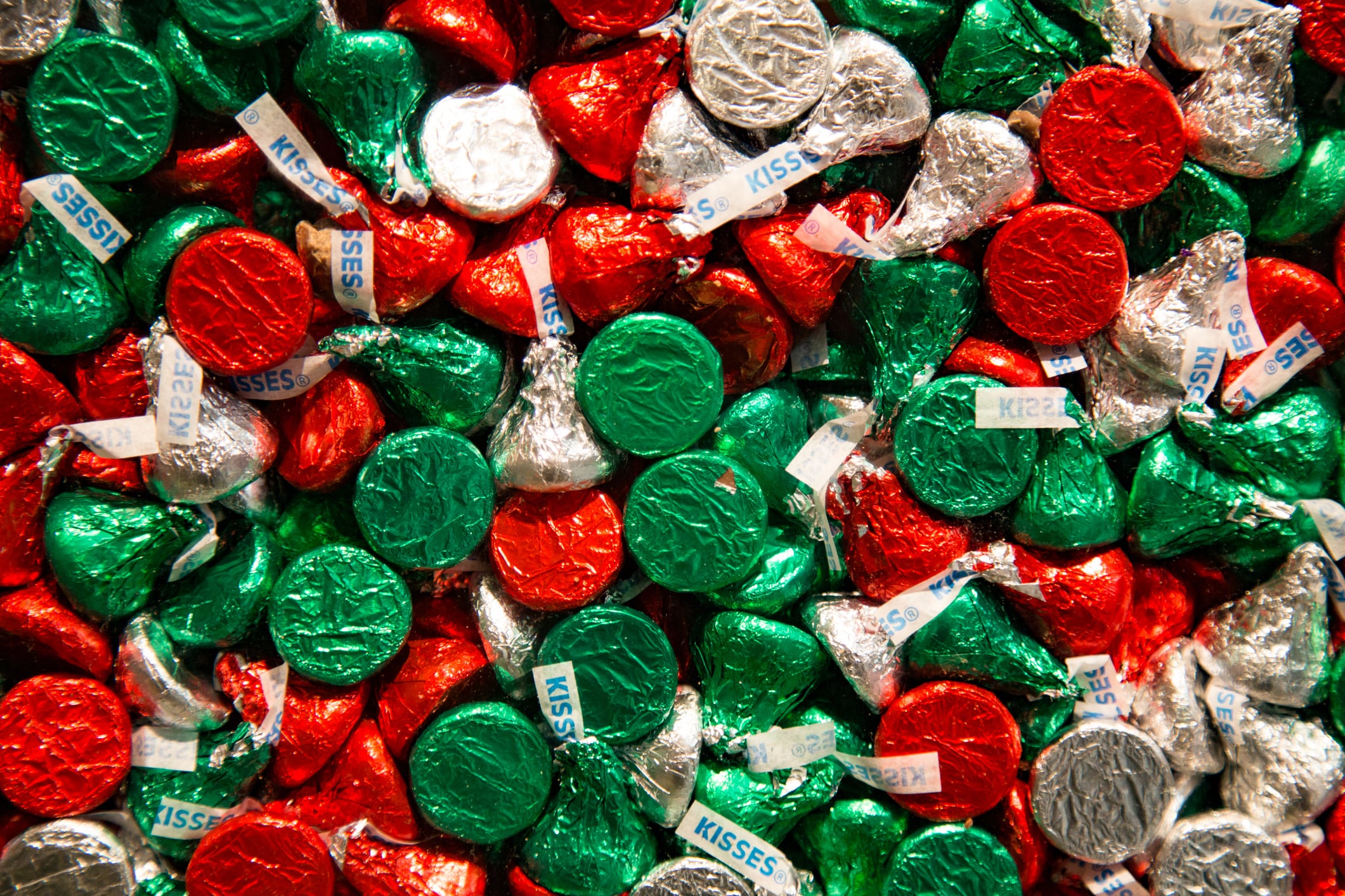 Group of Hershey kisses