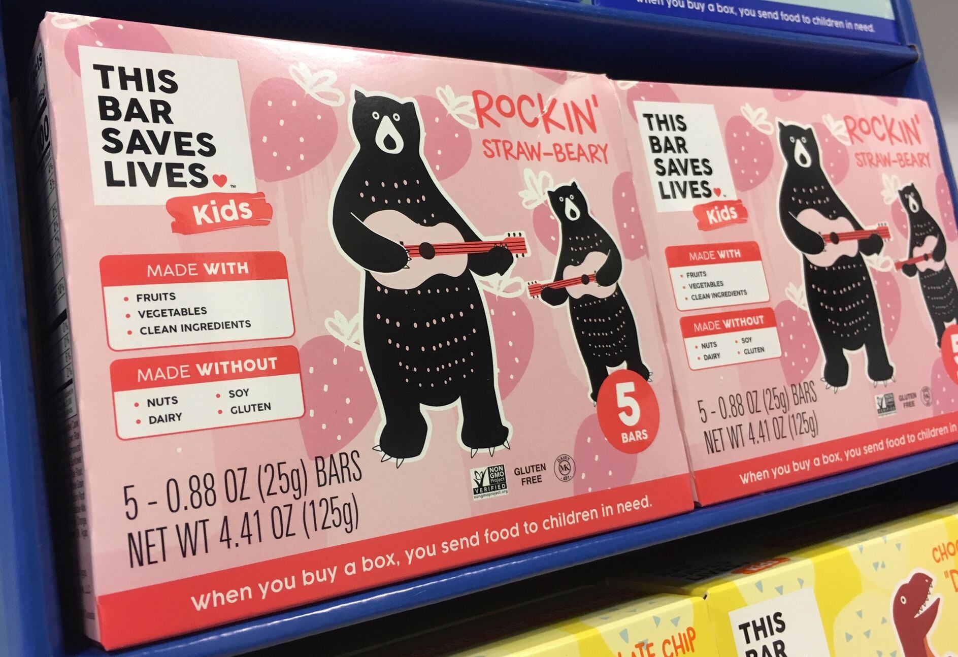 This Bar Saves Lives unveils new low sugar bars for kids