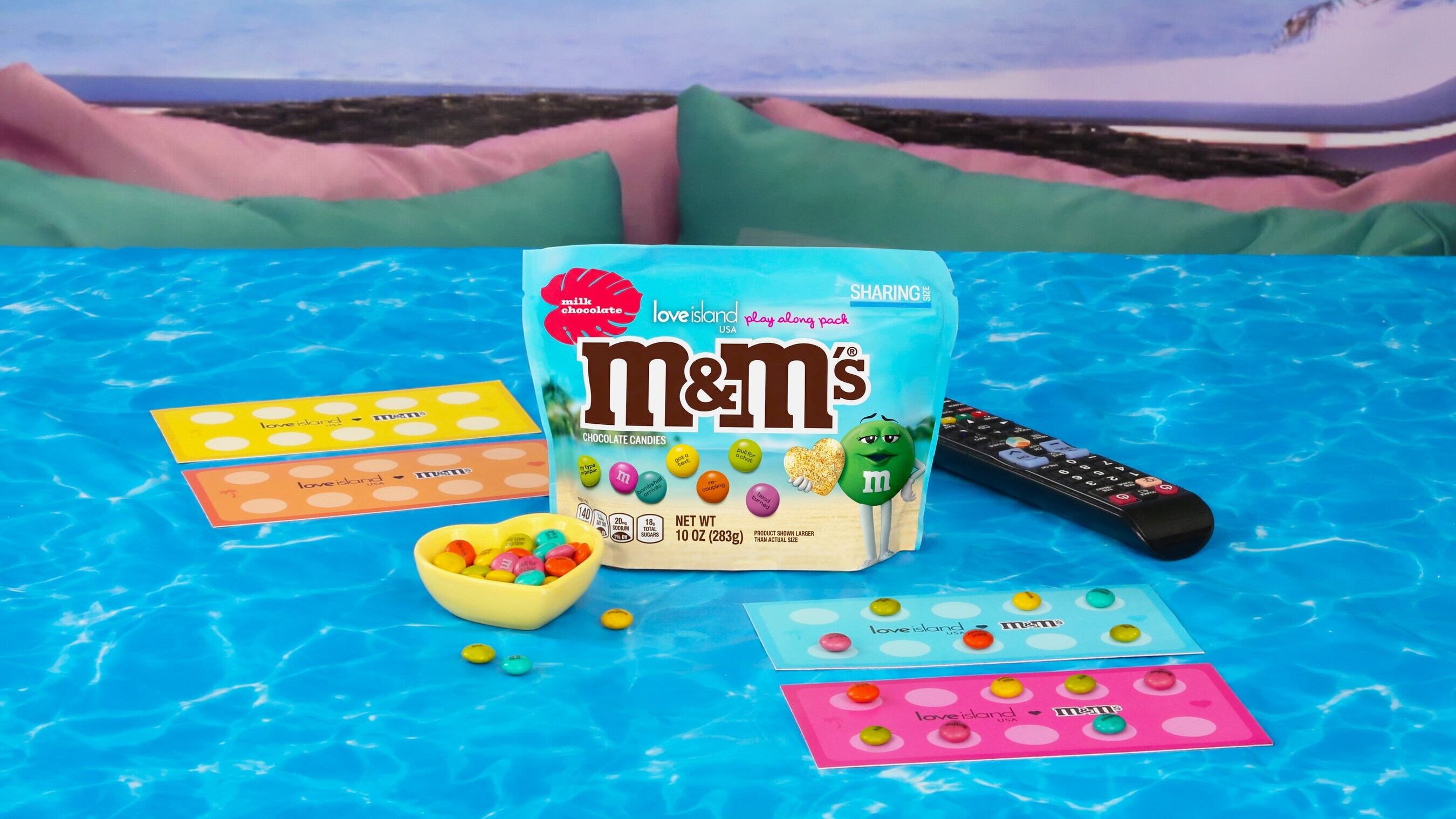 M&M’S collaboration with Love Island USA.