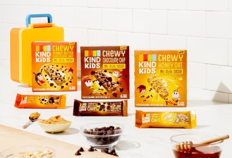 KIND dials down the sugar in new bars for kids