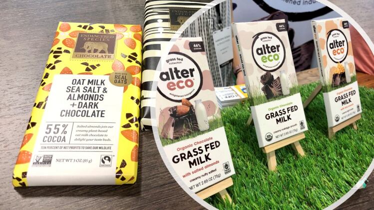 Does oat flour make dark chocolate taste like milk chocolate?