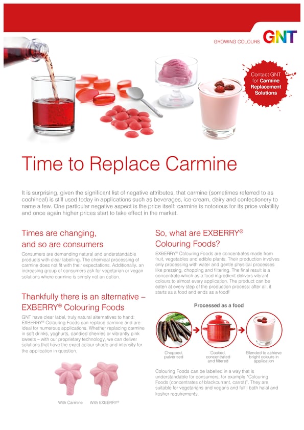 Time to replace carmine