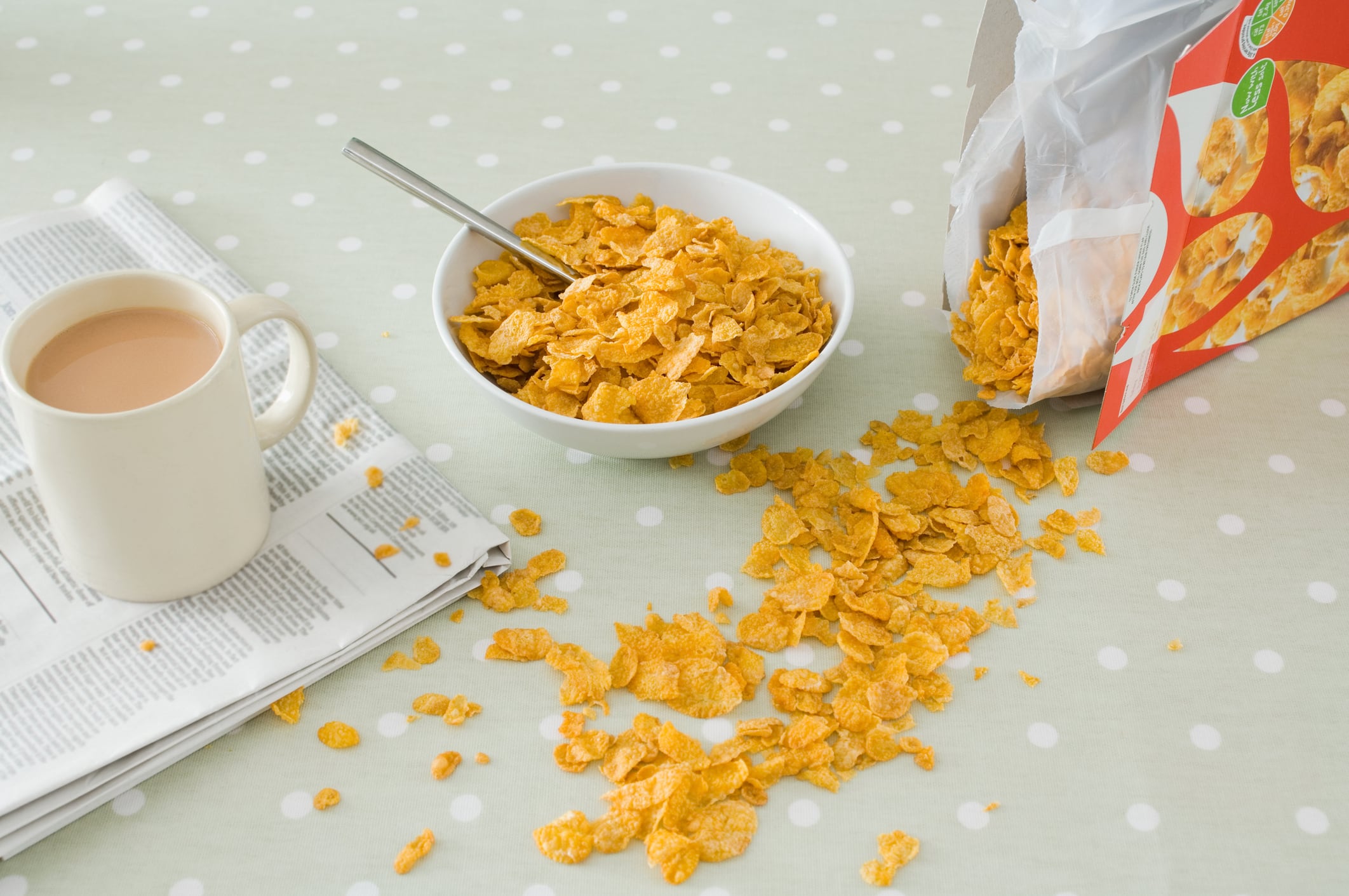 Why are traditional breakfast cereal sales down?