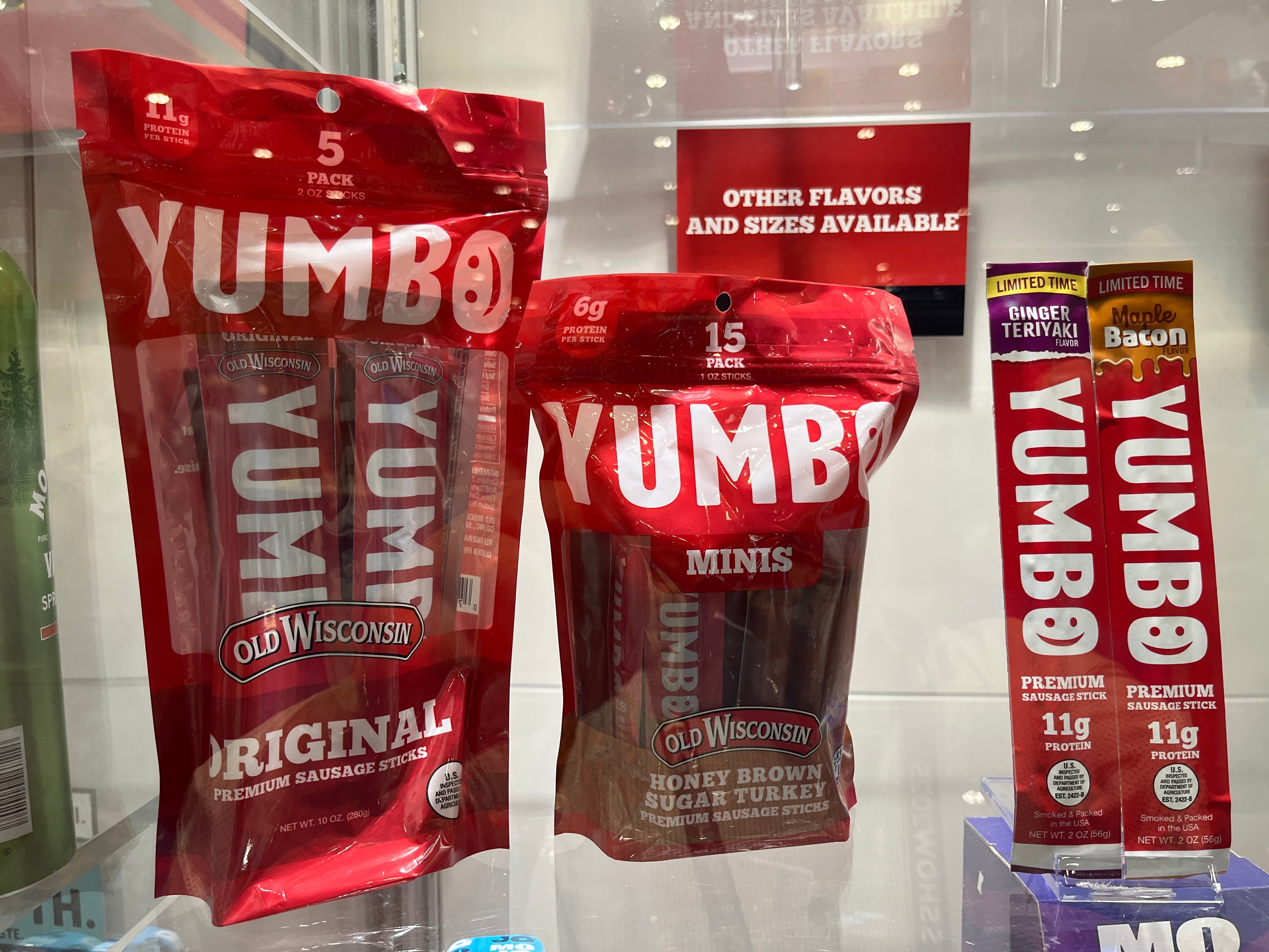 YUMBO is also experimenting with new flavors like Ginger Teriyaki and Maple Bacon.