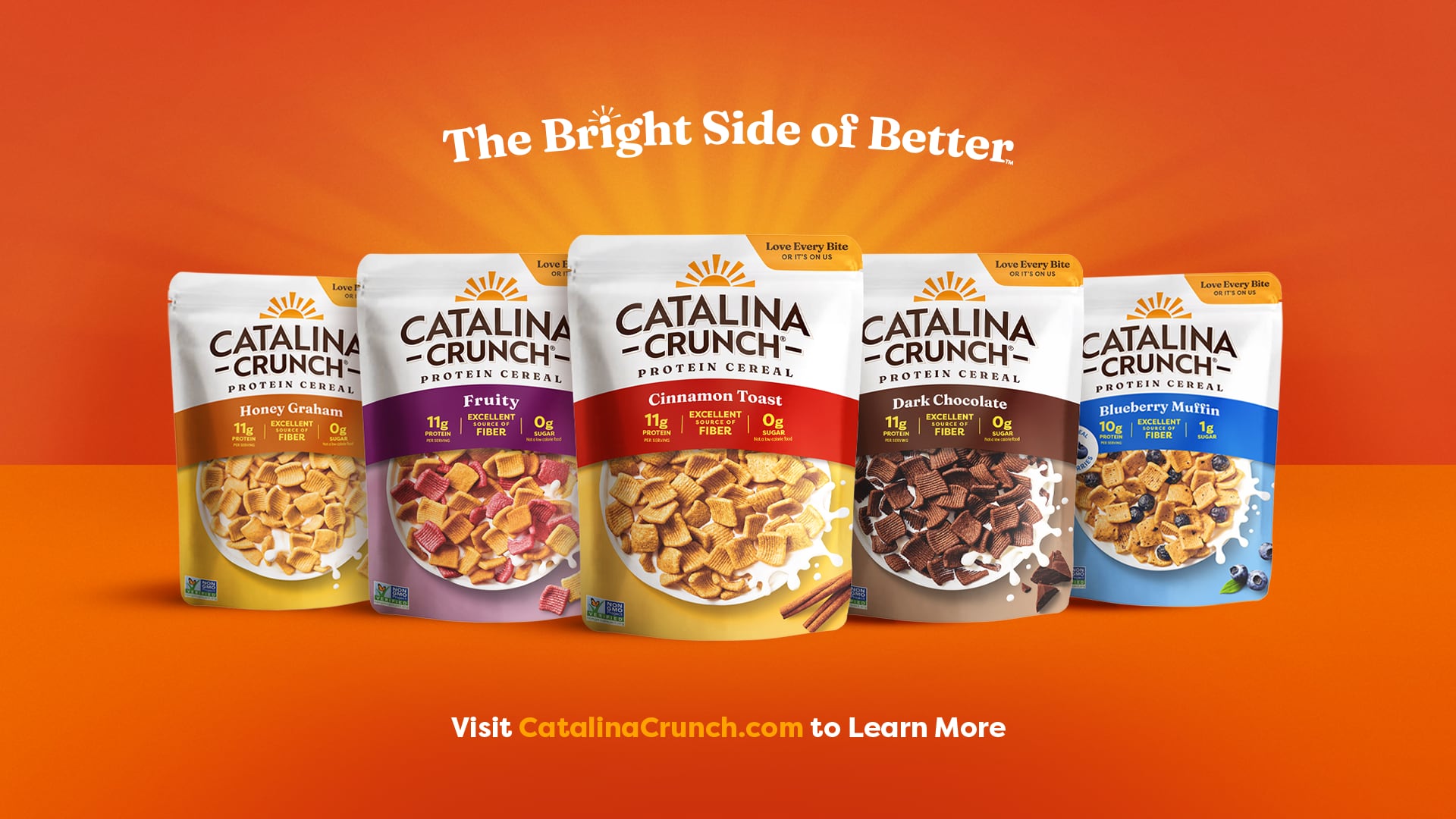 High-protein, low-sugar, flavorful cereal brand Catalina Crunch launches first national advertising campaign
