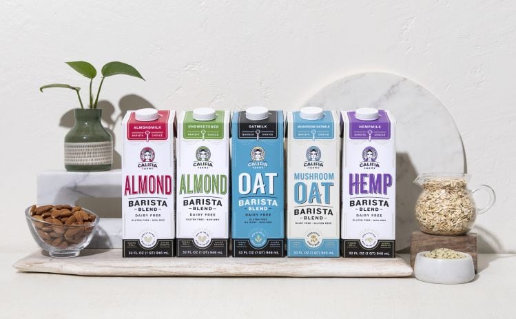 Califia Farms offers variety and functionality in expanded plant-based barista line