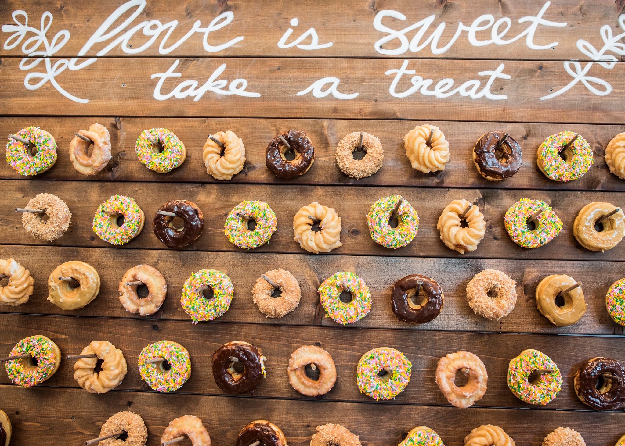 Donuts on a wall Rosanna U GettyImages