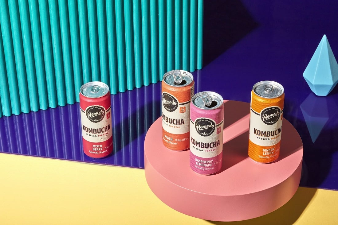Aussie brand Remedy Drinks brings zero-sugar kombucha stateside