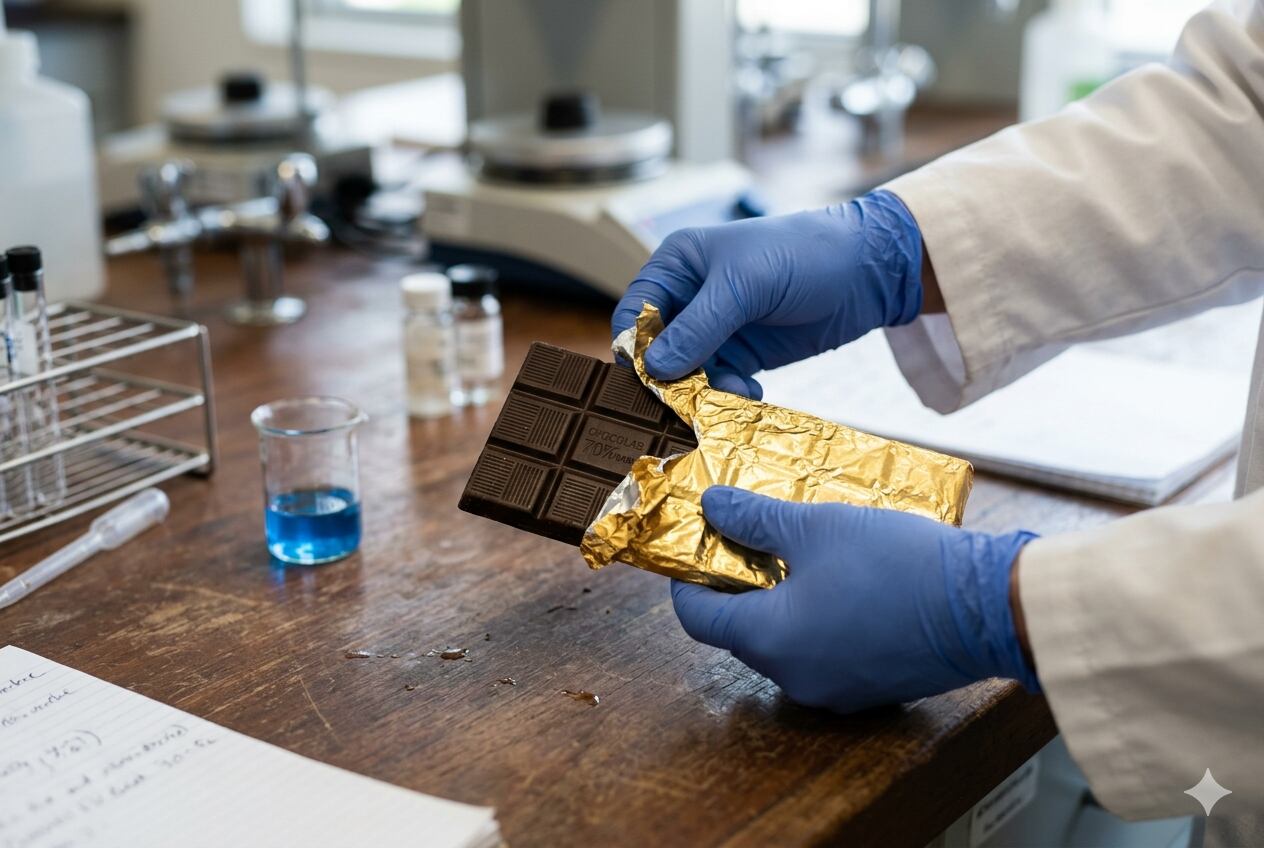 Nearly a dozen chocolate bars made with cell-cultivated cocoa butter have come off the production line.