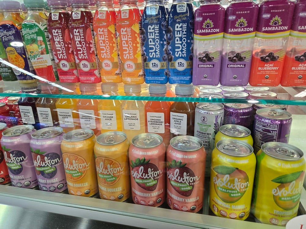Evolution Fresh uses fruit juice to flavor its 'modern soda' brand Real Fruit Soda, which also have prebiotic fiber.