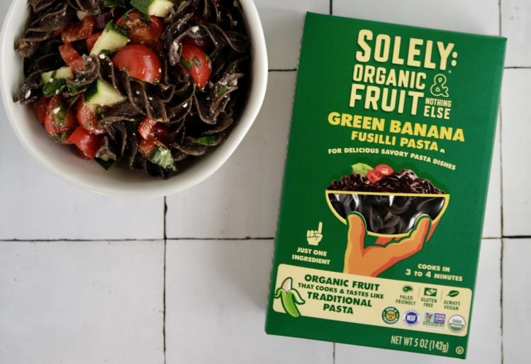 Solely claims industry first with pasta made from green banana
