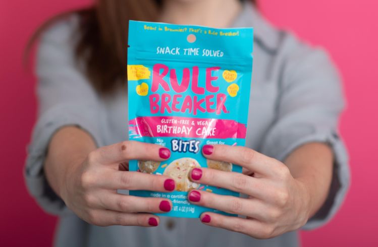 Rule Breaker Snacks: Allergy-friendly and lower sugar brownies, bites