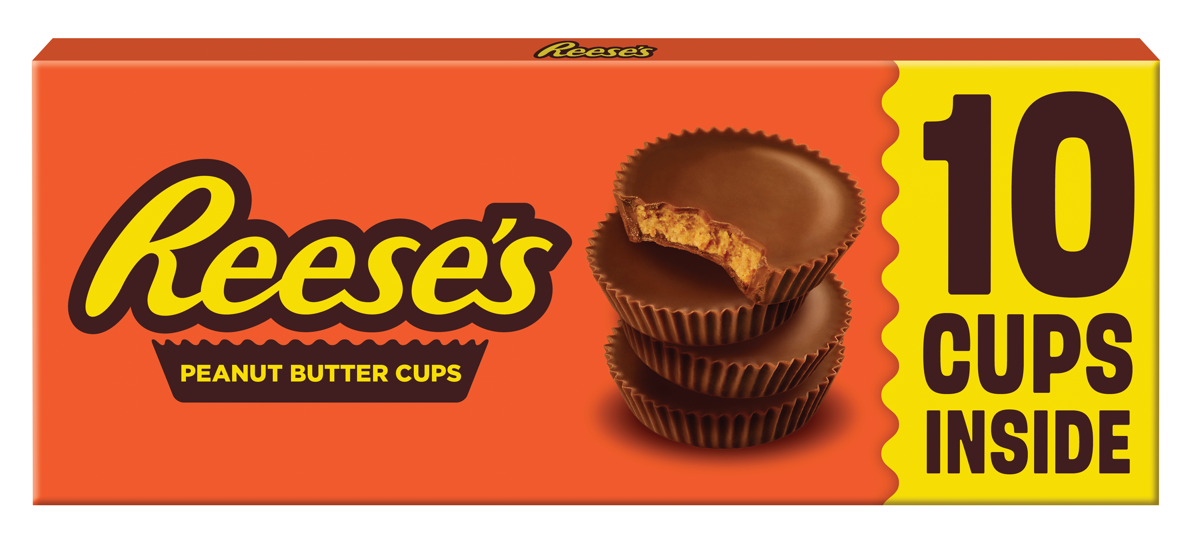 Festive pack of ten Reese’s peanut butter cups.