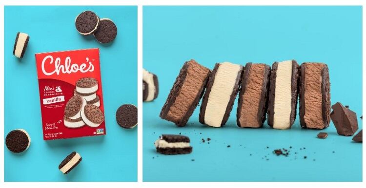 Chloe's mini cookie sandwiches