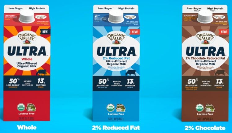 Organic Valley takes on Fairlife with high protein, low sugar 'ultra-filtered' milk