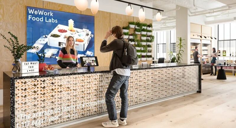 WeWork & its members provide food, resources
