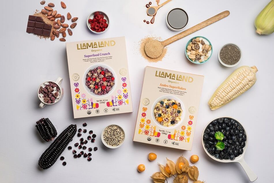 Llamaland Organics ramps up awareness for Peruvian superfoods with line of cereals and spreads