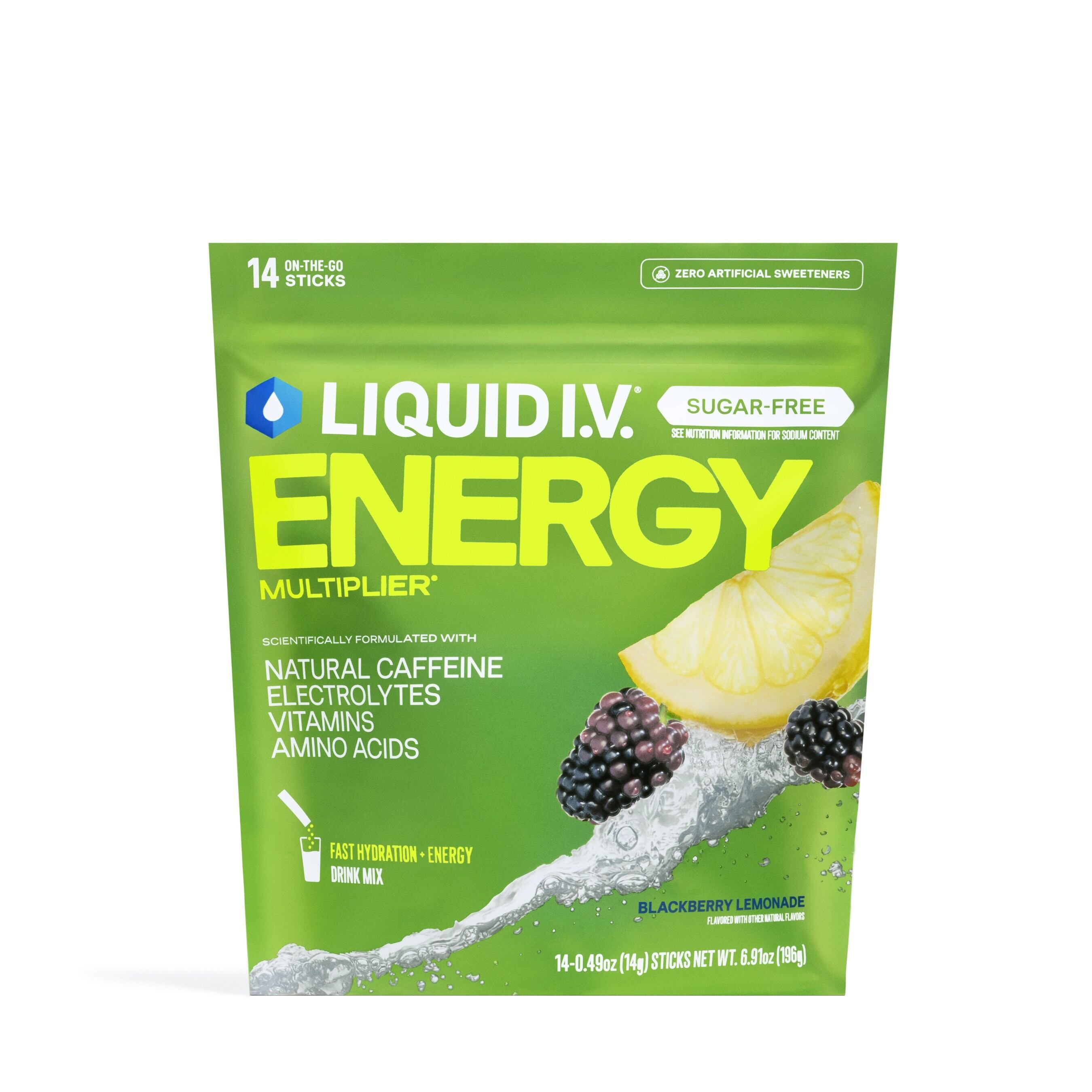 Liquid I.V. describes the drink as a “hydration-first energy solution”.