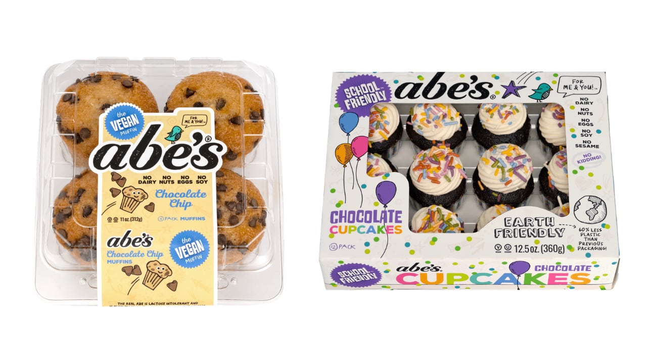 Abe’s markets its vegan, allergen-free treats as “School-Friendly.”