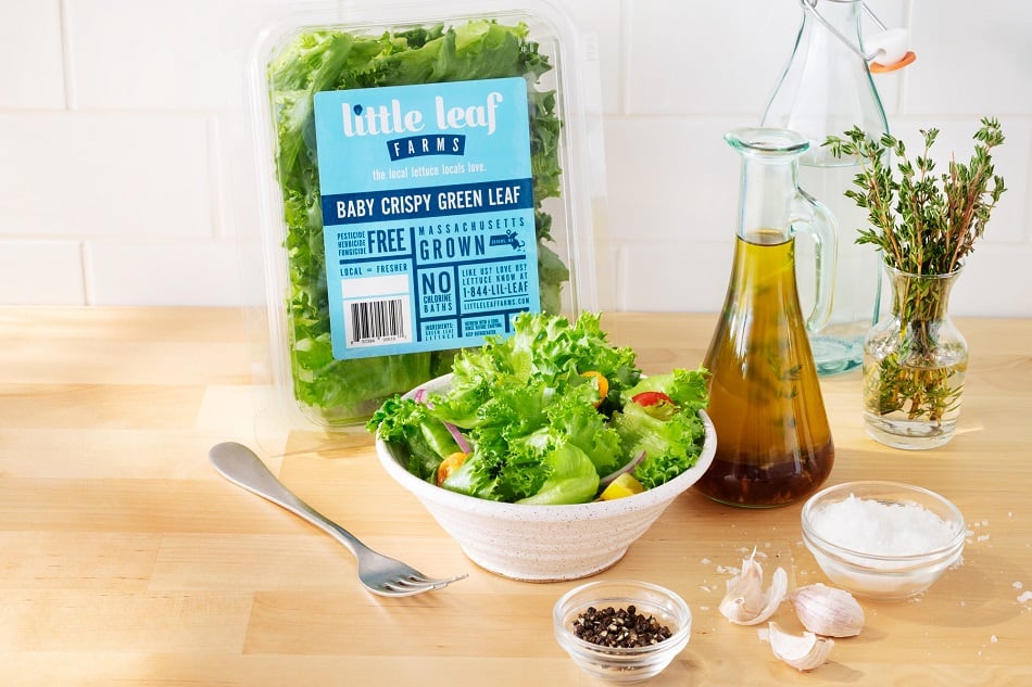 Little Leaf Farms expands hydroponic greens distribution across East Coast