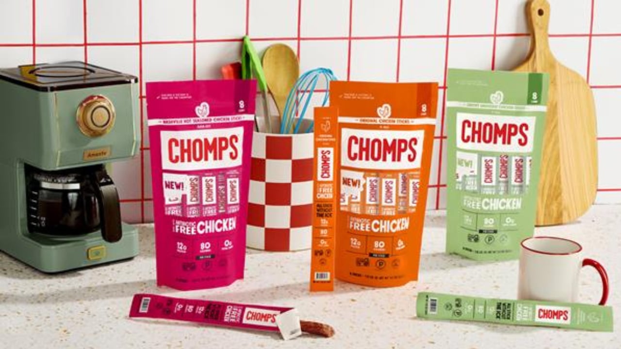 Chomps launched its own lineup of chicken sticks in early March.