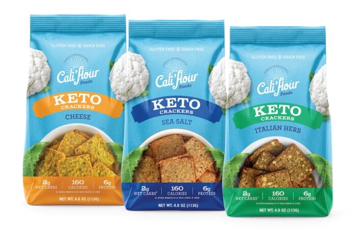 Cali'flour Foods unveils crackers... without the carbs