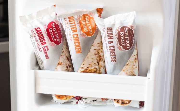 Saffron Road introduces frozen 'artisan wraps'