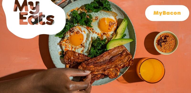 Meatless bacon from mycelium could come to a plate near you as Atlast Food Co. teams with Whitecrest Mushrooms to scale production