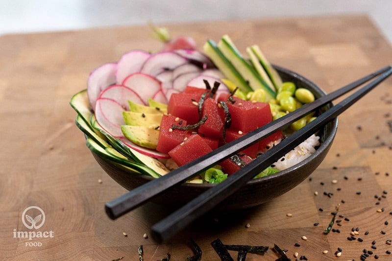 Impact Food joins the race to bring whole-cut, plant-based seafood to market with bluefin tuna alternative